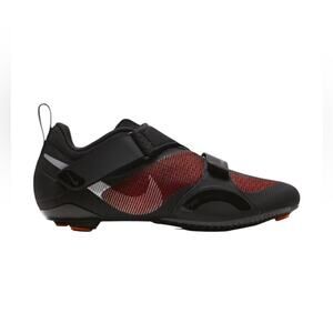 Nike Women’s SuperRep Cycle Black Hyper Crimson Shoes Cleats - Sz 8